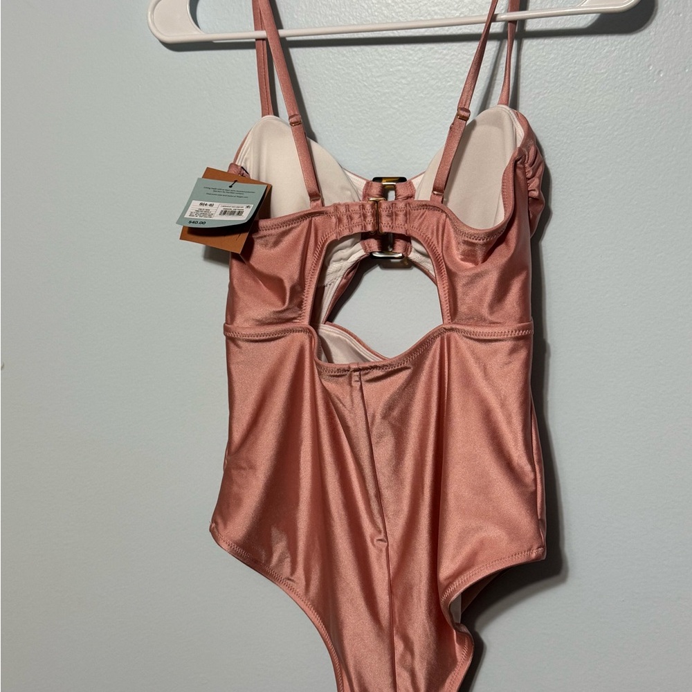 Shade & Shore Pink One Piece Swimsuit - Picture 3 of 3